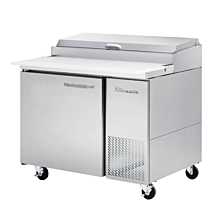 Blue Air BAPP44-HC 44" Refrigerated Pizza Prep Table with One Swing Door - 11.3 Cu. Ft.