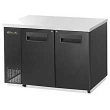 Blue Air BBB59-2S-HC 59" Stainless Steel Two Solid Door Bar and Beverage Cooler - 19.4 Cu. Ft.
