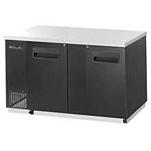 Blue Air BBB69-3S-HC 69" Stainless Steel Two Solid Door Bar and Beverage Cooler - 23.4 Cu. Ft.