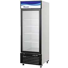 Blue Air BKGM23-HC 27" White Swing Glass Door Merchandiser Refrigerator - 23.0 Cu. Ft.