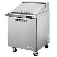 Blue Air BLMT28-HC 28" Refrigerated Mega Top Sandwich Prep Table with Swing Door - 7 Cu. Ft.