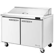 Blue Air BLPT60-HC 60" Refrigerated Sandwich Prep Table with Two Swing Doors - 17 Cu. Ft.