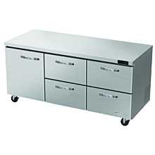 Blue Air BLUR72-D4RM-HC 72" Undercounter Refrigerator with 4 Drawers and 1 Left Door - 20.2 Cu. Ft.