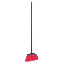 Winco BRAF-9R-H 48" Red Lobby Broom with Angle Bristles and Black Handle