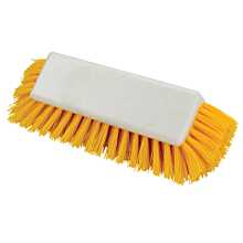 Winco BRF-12Y 12" Floor Scrub Brush Head with Yellow Poly Bristles
