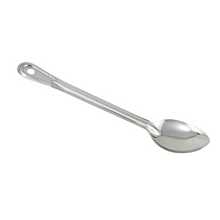 Winco BSOT-11 11" Standard Duty Solid Stainless Steel Basting Spoon