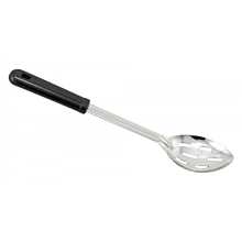 Winco BSSB-13 13" Standard Duty Slotted Stainless Steel Basting Spoon with Coated Handle