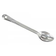 Winco BSST-11 11" Standard Duty Slotted Stainless Steel Basting Spoon