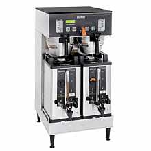 BUNN 33500.0000 18" BrewWISE Dual Soft Heat Digital Brewer Control Coffee Brewer w/ Stainless Steel Smart Funnels