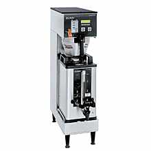BUNN 33600.0000 9" BrewWISE Single Soft Heat Digital Brewer Control Coffee Brewer w/ Stainless Steel Smart Funnel - 120/240V