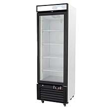 Migali C-10RM-HC 24" Single Glass Swing Door Merchandiser Refrigerator
