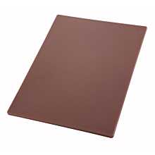 Winco CBBN-1218 Brown Plastic Cutting Board