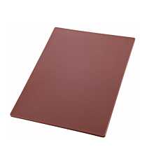 Winco CBBN-1520 Brown Plastic Cutting Board