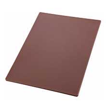 Winco CBBN-1824 Brown Plastic Cutting Board
