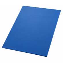 Winco CBBU-1824 Blue Plastic Cutting Board