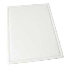 Winco CBI-1218 Grooved White Cutting Board
