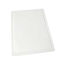 Winco CBI-1824H Grooved White Cutting Board