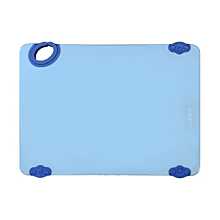 Winco CBK-1218BU Blue StatikBoard Plastic Cutting Board with Hook