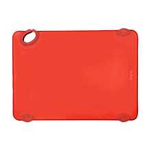 Winco CBK-1218RD Red StatikBoard Plastic Cutting Board with Hook