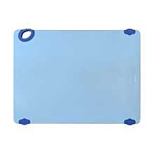 Winco CBK-1520BU Blue StatikBoard Plastic Cutting Board with Hook