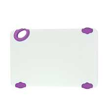 Winco CBN-1218PP Purple StatikBoard Cutting Board with Hook