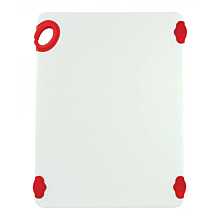 Winco CBN-1520RD Red StatikBoard Cutting Board with Hook