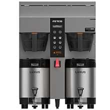 Fetco CBS-1232-PLUS 20" Extractor Plus Twin Station Coffee Brewer with Twin 1.0 Gallon Capacity