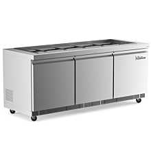 Coldline CBT-72 72" Stainless Steel Refrigerated Salad Bar, Buffet Table