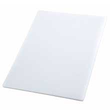Winco CBWT-1218 White Plastic Cutting Board