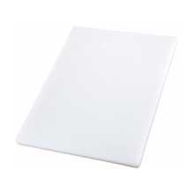 Winco CBXH-1218 Thick White Plastic Cutting Board