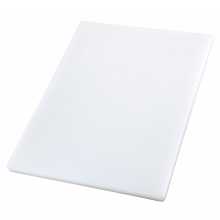 Winco CBXH-1520 Thick White Plastic Cutting Board