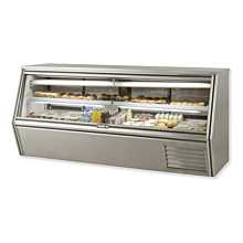 Leader CDL96M 96" Refrigerated Counter Height Raw Meat Deli Case with Gravity Coil Refrigeration