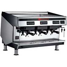 Cecilware TRI MIRA Semi-Automatic Espresso Machine w/ 3 Groups & 4.2 gal Boiler, 230v/1ph