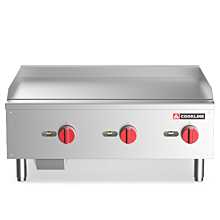 Cookline CGG-36M 36" Commercial Countertop Gas  Griddle with Manual Controls - 90,000 BTU