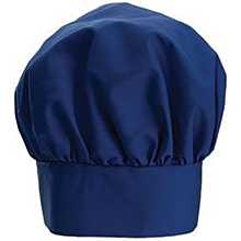 Winco CH-13BL 13" Blue Chef Hat with Adjustable Velcro Closure