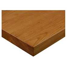 JMC Furniture Indoor 30"x60" Rectangle Solid Beechwood Plank-Style 1 1/4" Thick Cherry Table Top