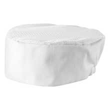 Winco CHPB-3WR Chef's White Pillbox Hat