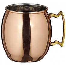 Winco CMM-20 20 oz. Moscow Mule Mug with Smooth Copper Finish