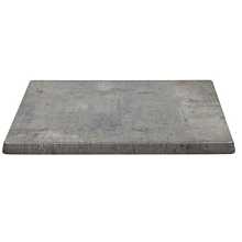  Square Concrete Topalit Table Top with 1 1/4