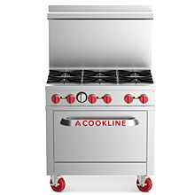 cookline CR36-6 6 Burner Gas Range