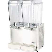 Crathco D25-4 17.5" Pre-Mix Cold Beverage Dispenser w/ (2) 5 gal Bowls & Plastic Side Panels, 115v