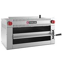 Cookline CSM-36-RM 36 inch Dual Control Infra-Red Salamander Gas Broiler with 36" Range Mounting Kit