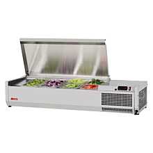 Turbo Air CTST-1200-13-N E-line 47" Countertop Salad Table - (8) 1/6 Size Pans or (4) 1/3 Size Pans