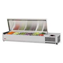 Turbo Air CTST-1500-13-N E-Line 59" Countertop Salad Table - (12) 1/6 Size Pans or (6) 1/3 Size Pans