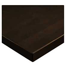 JMC Furniture Indoor 30"x60" Rectangle Solid Beechwood Plank-Style 1 1/4" Thick Dark Walnut Table Top