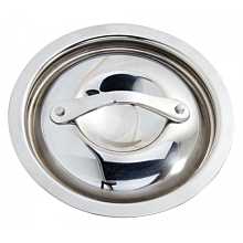 Winco DCL-375 Tri-Ply Stainless Steel Lid for 3-3/4" DCCR Mini Casserole