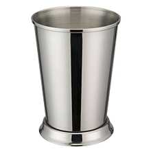 Winco DDSF-101S 12oz Mini Round Stainless Steel Julep Cup