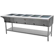 Eagle Group HT5 79" Gas Steam Table with Open Base