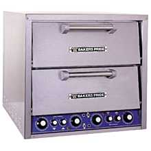Bakers Pride DP-2 26" Electric Countertop Double Deck Pizza/Bake Oven - HearthBake DP-2 Series