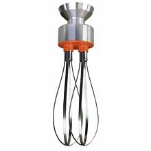 Dynamic AC102 7" Junior Whisk Tool Attachment use with Junior motor block - 1 to 5 Liter Capacity